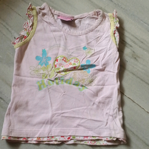pink and blue brand  light purple colour holiday print tshrt
