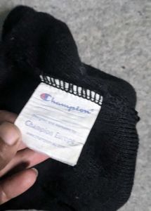 Champion Black Beanie Hat