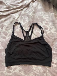Black Lace Back bralette