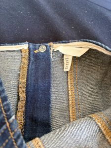 H&amp;M Denim Peplum Top