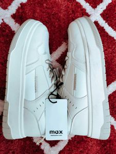Women Stylish Chunky White Sneakers