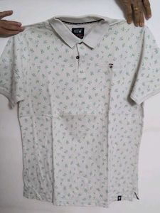 Men's Floral Polo T-Shirt