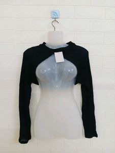 Korean Black Bolero Shrug