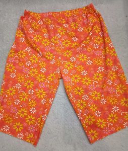 Orange Floral Palazzo Pants ♥️