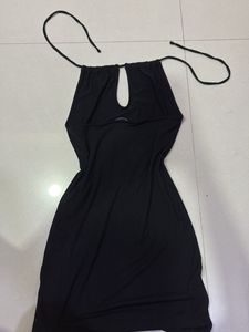 Black Halter Mini Dress Forever 21