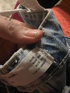 Zara - Distressed Patch Jeans