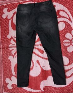 Stylish Black ankle Denim Jeans