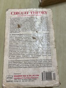 Circuit Theory: Analysis and Synthesis