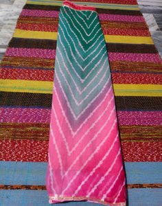 Beautiful Saree with Ombre Design