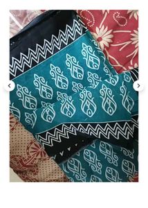 Beautiful Teal & Black Saree