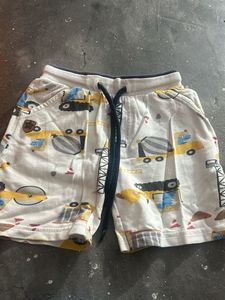 Cute Construction Print Shorts for Kids