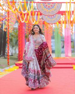 Navratri semistiched Designer Lehenga Choli