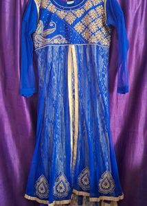 Net Anarkali Gown