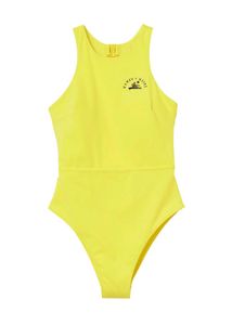 H&M Bodysuit/Swimsuit Neon Yellow NWT