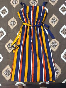 Striped Midi Dress