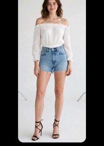Boho Off-Shoulder White bodysuit