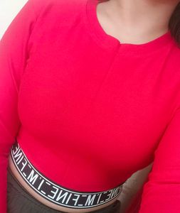 Red Crop Top - Trendy &amp; Stylish