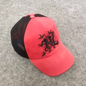 Salomon Red &amp; Black Graphic Trucker Cap