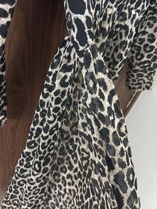 Leopard Print Side Slit Kurti