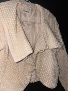 Cozy Cream Textured Jacket