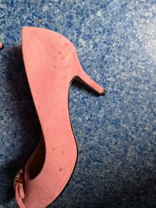 pink stiletto heels