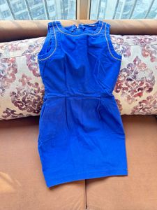 Vibrant Blue Mini Dress