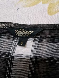 Women's Plaid Open Front Shrug