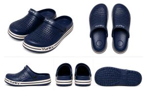 Yunky Navy Blue Clogs | Lightweight | Comfortable