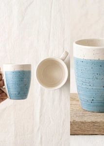 Ceramic Couple Mug Set ☕🩵