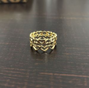 Heart Cutout Stacking Rings