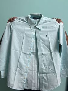 Ralph Lauren Men's Light Blue Button-Down Shirt