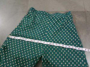 Elegant Teal Bell Sleeve Kurti