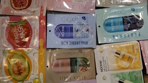 pack of 17, face , lip and eye mask