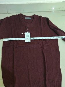 Maroon V-Neck Sweater