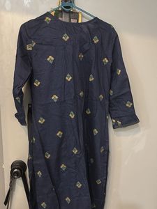 Stylish Navy Blue Kurta