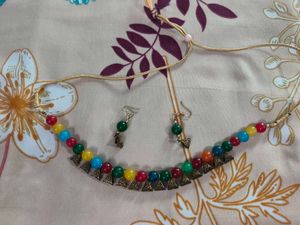 Jwellery set combo of 6 + 1 pendant and earrings
