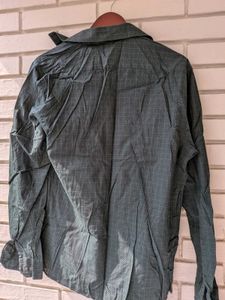 Green formal shirt
