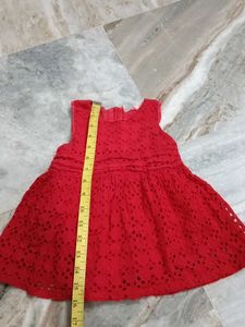 Charming Red Lace Dress
