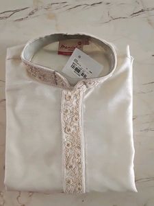 Elegant cream Kurta Set