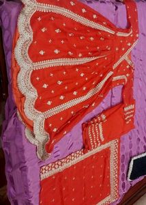 Vibrant Red anarkali 3 piece brand new outfit 🫀❤️