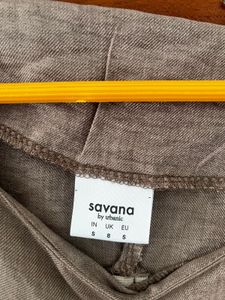 Savana Formal Beige Ruched Top
