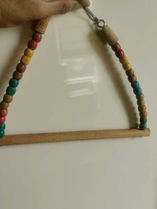 Vintage Beaded Swing For Small Birds