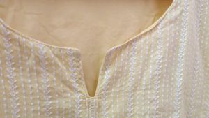 Yellow Embroidered Kurta