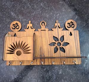 HOME DECOR WALL KEY HOLDER ( 8 HOOK )