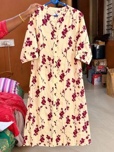 Floral Print Kurta with Pants Set