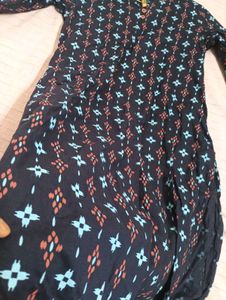 Blue Branded Kurta.