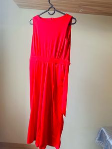 Vibrant Red Jumpsuit