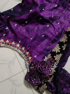 Stunning Purple Ethnic Gown