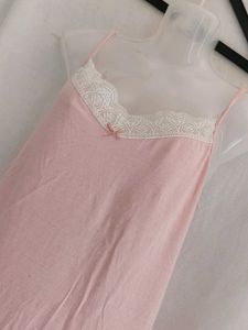 ESmara Pink Lace Trim Camisole