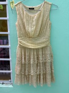 Lace Overlay Dress🧚🏼‍♀️